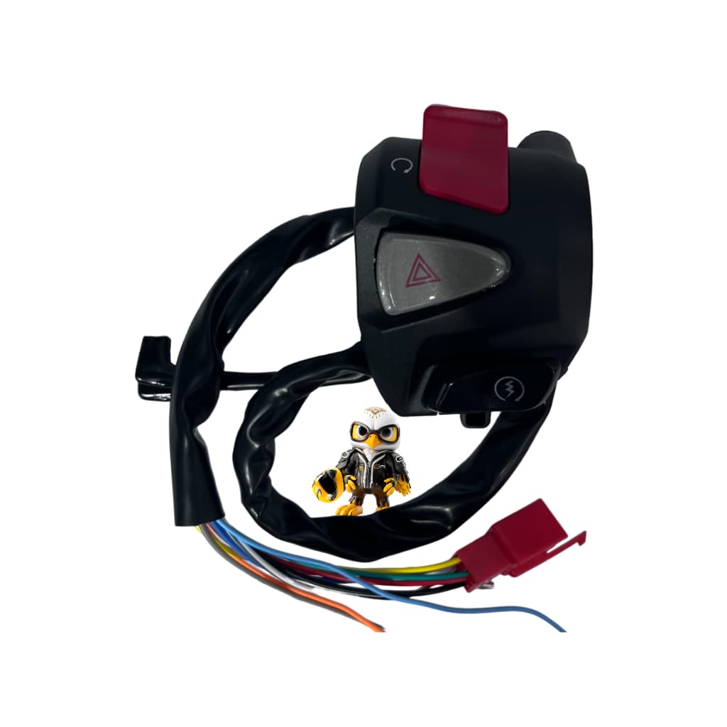 Punho Interruptor de Partida Cbx 250 Twister 2006/2008 C/Pisca