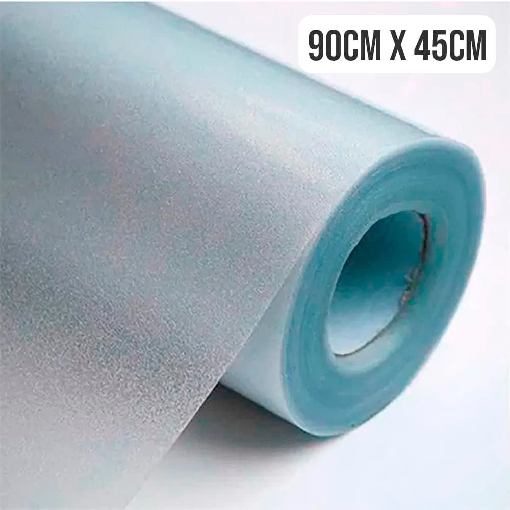 Adesivo para Vidro Eletrostático Jateado Rolo 90cmX45cm - Liso