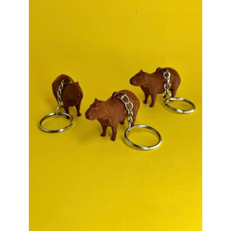 [O MAIS BARATO+ENVIO RÁPIDO!] Chaveiro Capivara / Capybara - Várias Cores - 3D