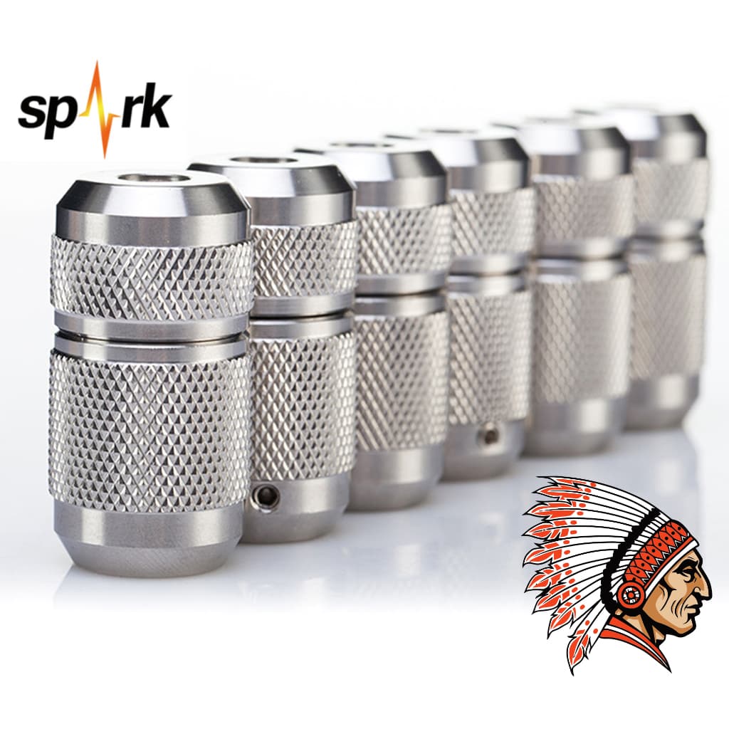 Grip Spark Trava Rosca Tips Original em Aço Inoxidável para Profissionais Tattoo