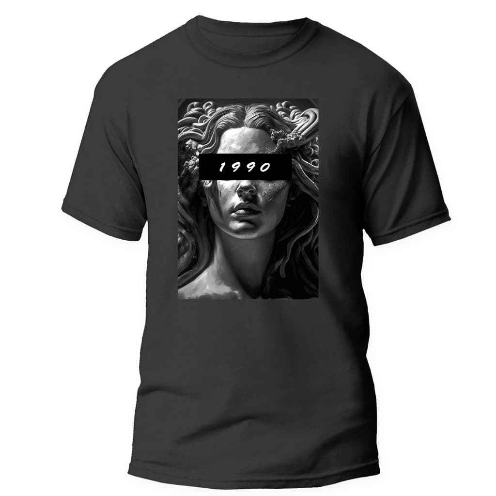 Camiseta Masculina Em Algodão Medusa Envio Imediato