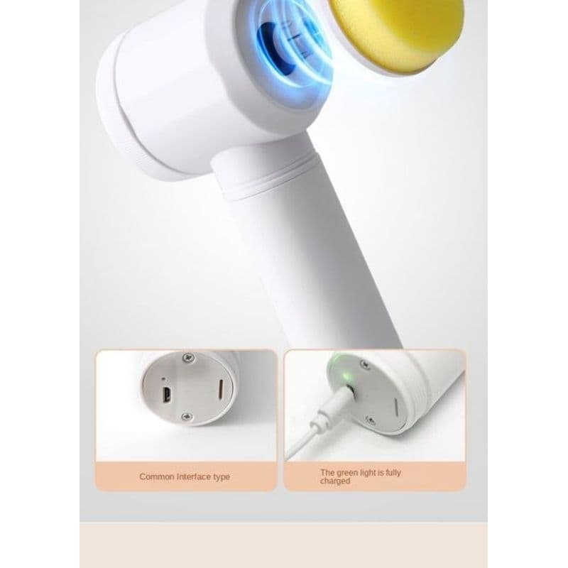 Escova limpeza elétrica recarregável