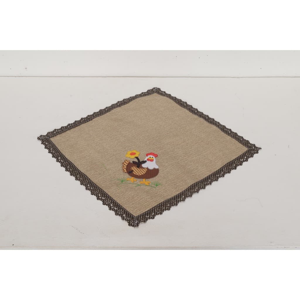 Toalhinha para fogão bordada