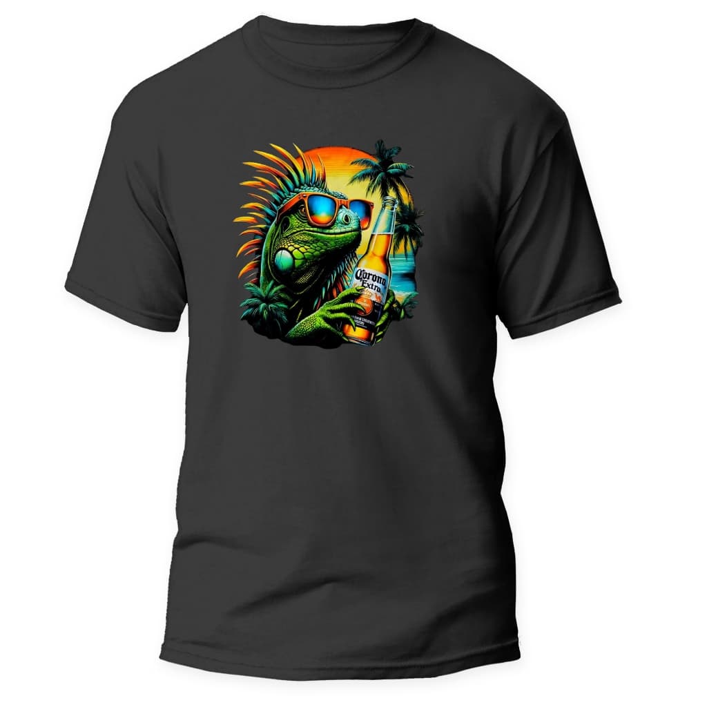 Camiseta Masculina 100% Algodão Calango Relaxado