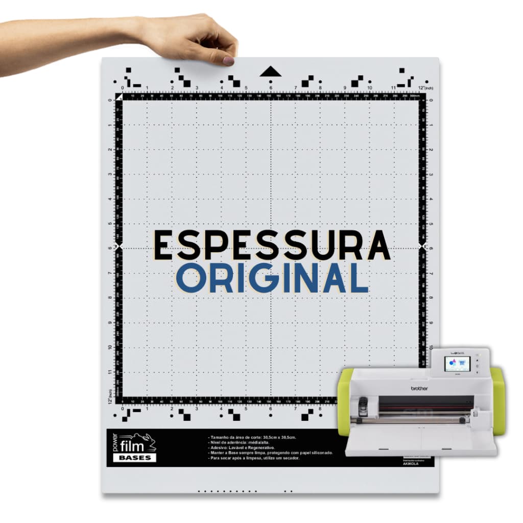 1 Base de Corte 30x30 Com Cola para ScanNcut SDX 85, 125 e 225 - Envio Expresso
