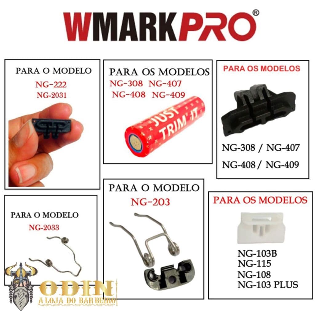 Peça De Reposição Para Maquina Wmark Mola E Plaqueta Para Maquinas Wmark Peças Para Máquina Wmark