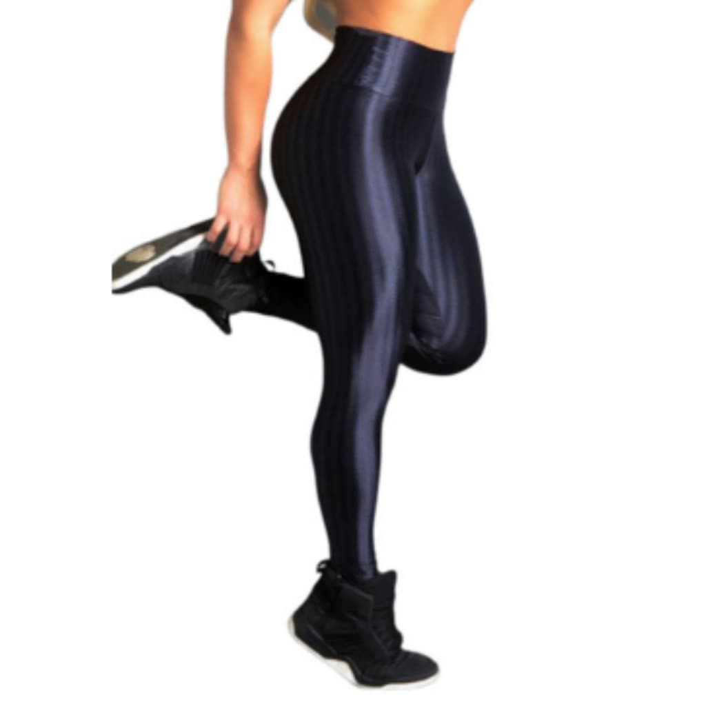 Calça legging Fitness Poliamida 3d. Academia Cós 10cm.