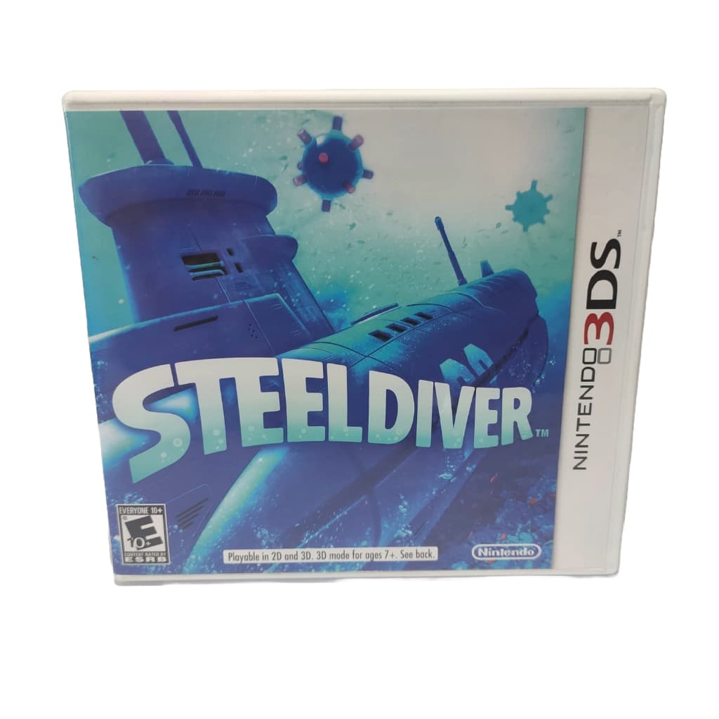 Jogo Steeldiver 3DS Região USA/ Americano Original Físico Fotos Reais