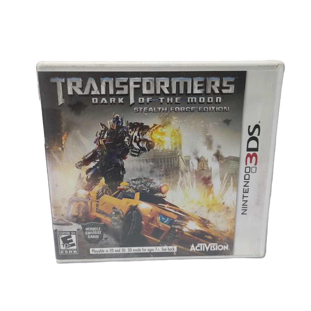 Jogo Transformers Dark of the Moon Stealth force Edition 3DS Região USA/ Americano Original Físico Fotos Reais