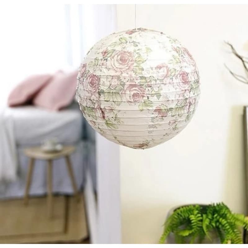 Luminária Pendente globo ROSAS iluminação- ORB