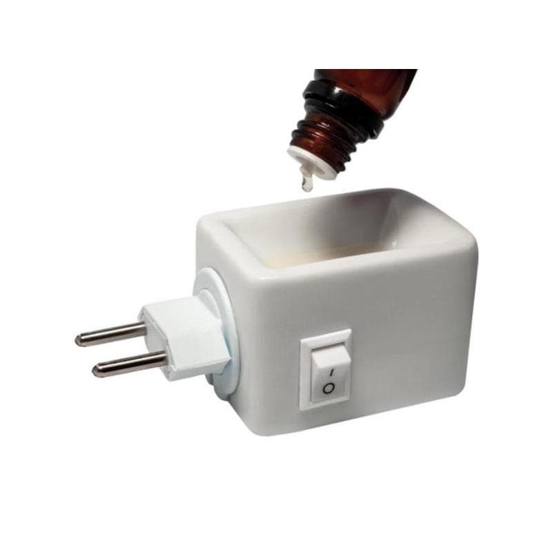Aromatizador de Ambiente Elétrico Elegante aromatizador elétrico branco de cerâmica prático e fácil de usar