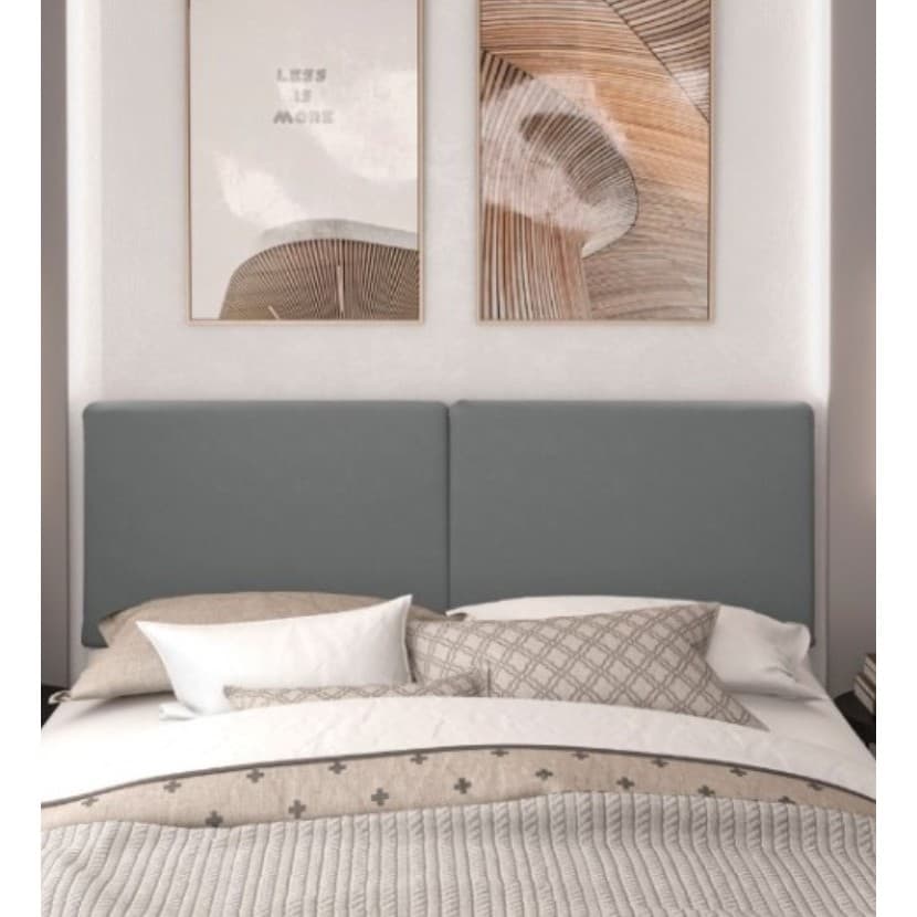 Cabeceira De Cama completa Queen BIA 1,60x55cm Box Estofada Suede envio imediato