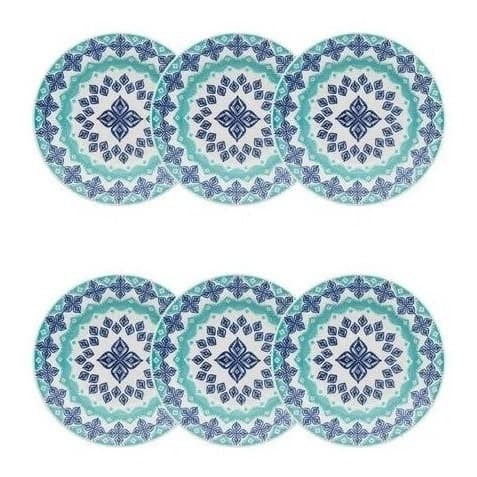 Kit 6 Pratos Fundos 21,5cm Donna Lola Biona Oxford