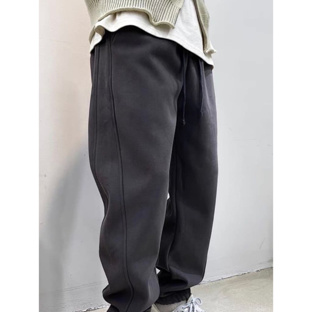 calça masculino   Moletom Sólido Cintura Com Cordão Calças De Treino