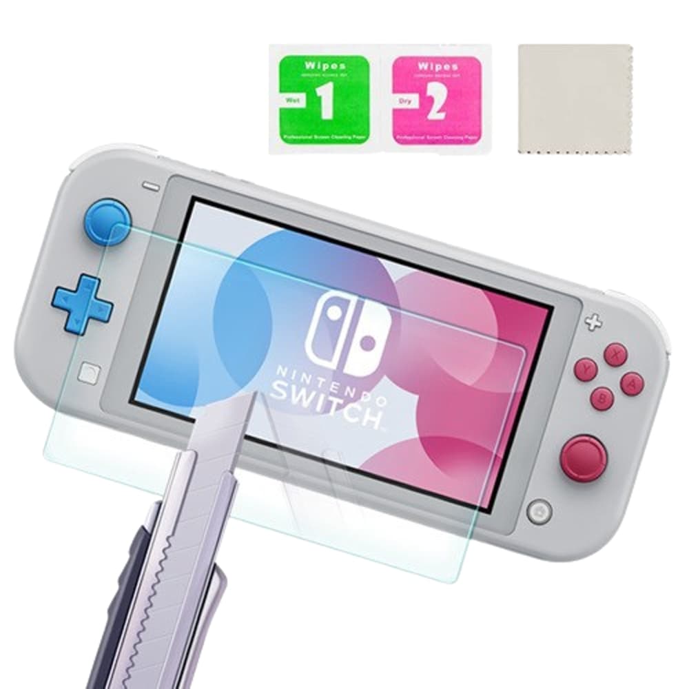 Película Vidro Temperado Mini 9H Resistente Transparente Compatível Tela Visor Nintendo Switch Lite