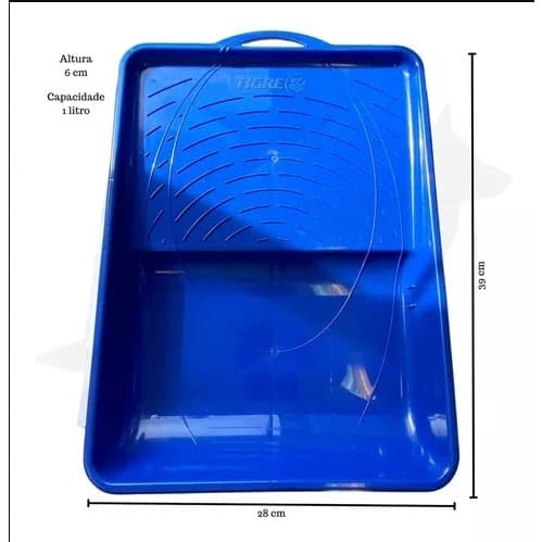 Bandeja Para Pintura 2306 Azul 23 cm Tigre