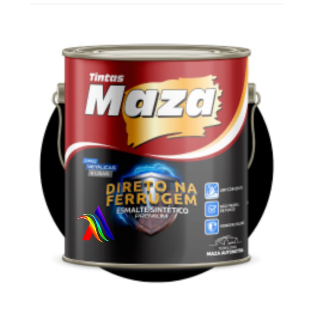Esmalte Direto Na Ferrugem Azul Regium 3,6l Maza