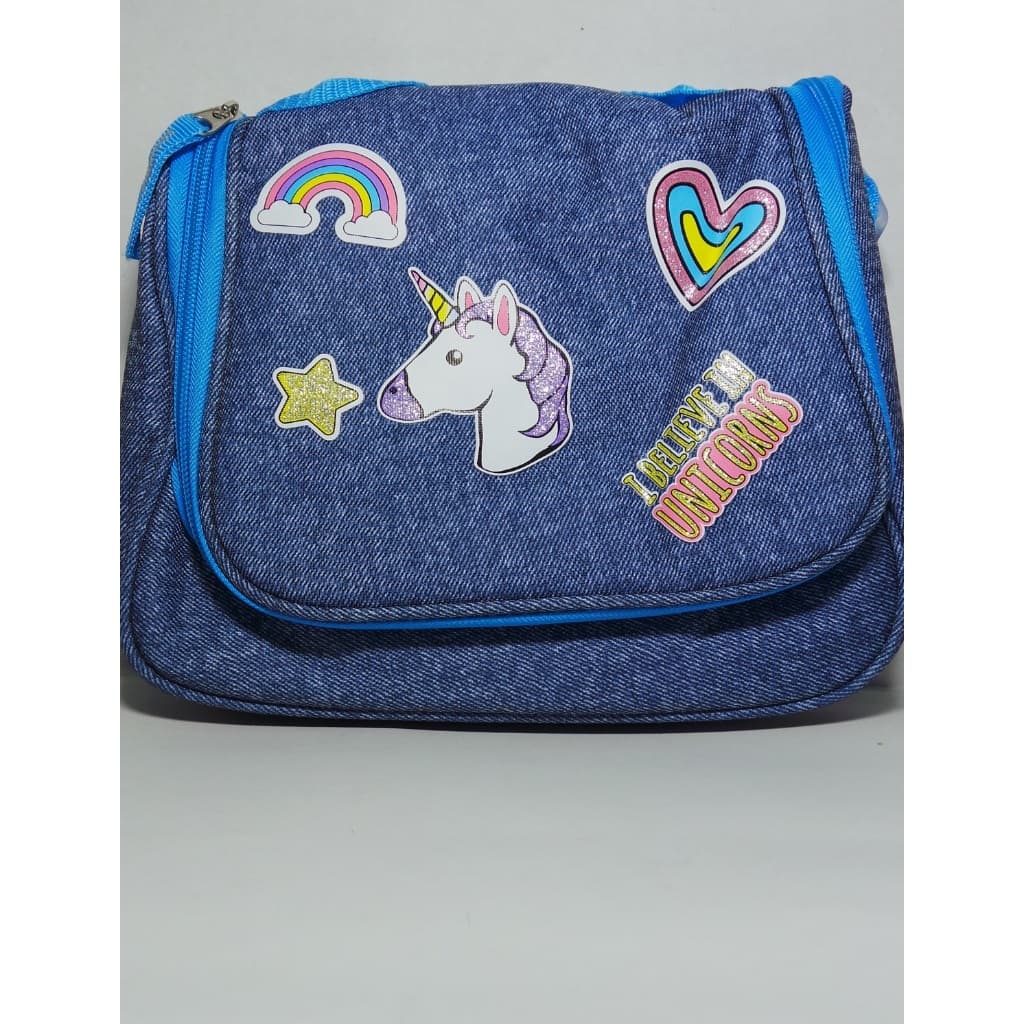 Lancheira Térmica Clio Unicórnio Jeans