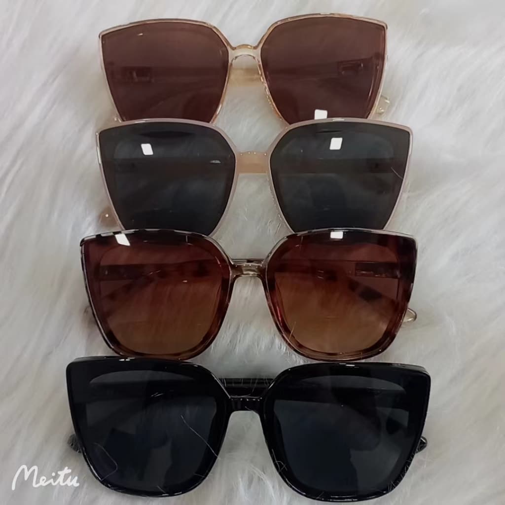 Óculos De Sol Estéticos UV400 Para Mulheres/Cor Dos