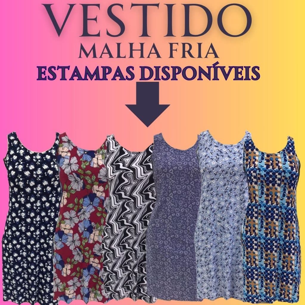 Vestido Longo Feminino Verão Soltinho Regata Evangélico Malha Fria Vestido de Senhora