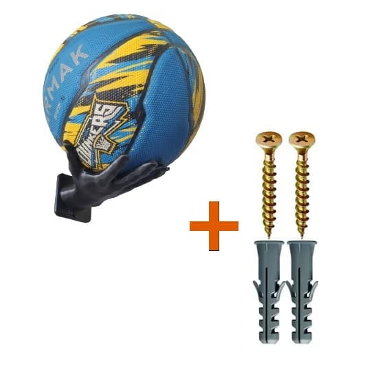 Suporte de Parede para Bolas de Basquete