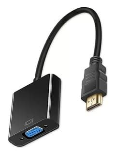 Cabo Adaptador Hdmi Para Vga Para Pc Tv Notebook Monitor