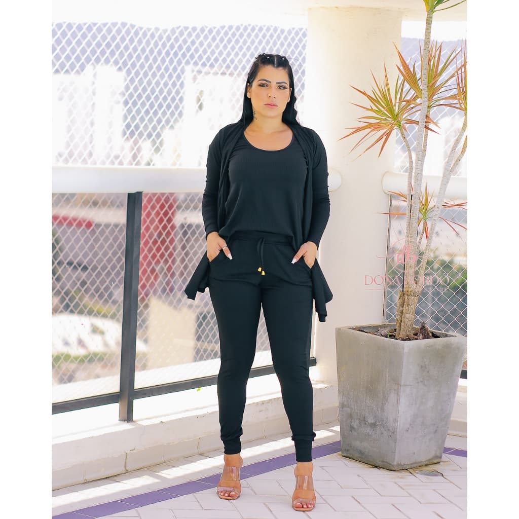 Conjunto Cardigan Viscolycra 25