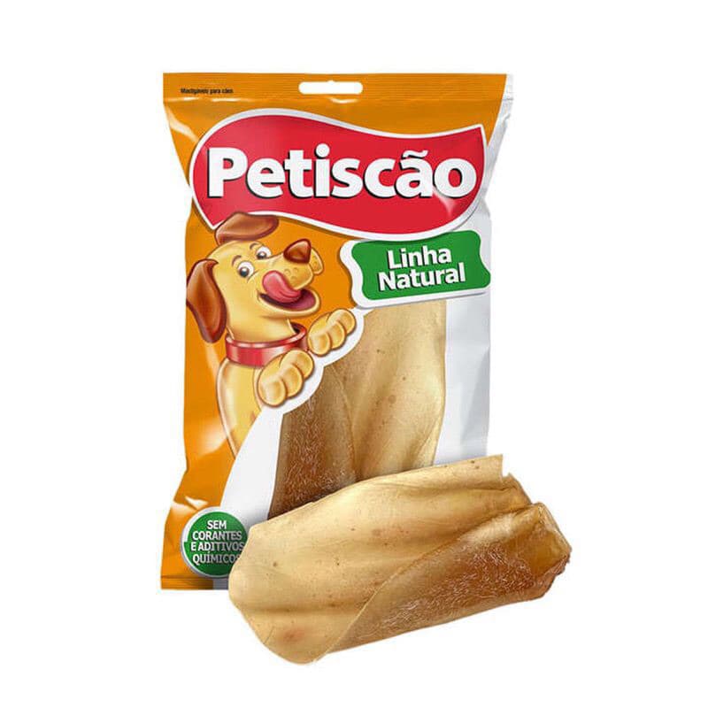 Petisco Cães Petiscão Orelha Bovina Natural Petisco Cães Petiscão Orelha Bovina 01 und