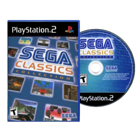 Coleção Sega Classics Collection Play-2  Joguinhos diversão p/ Crianças no Box