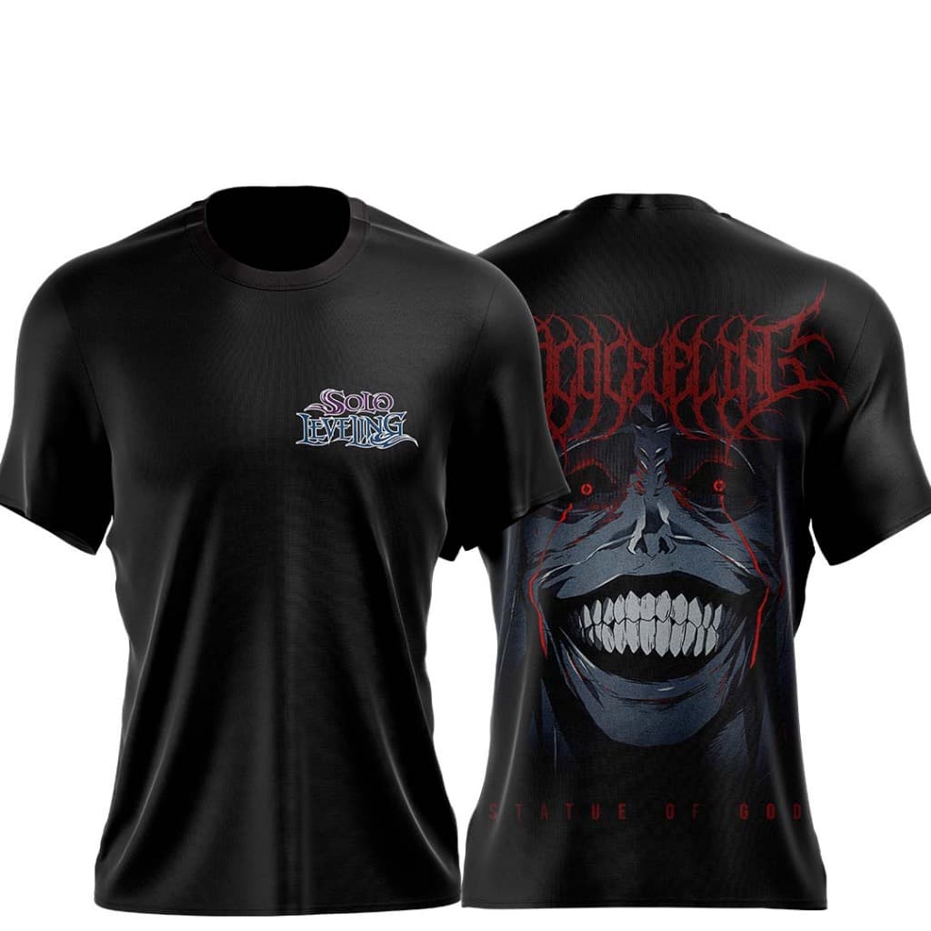 Camiseta Personalizada Solo leveling Anime Camisa Dri fit Modelo 1