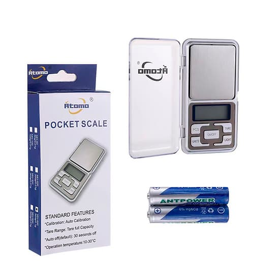 Balança Digital De Alta Precisão De Bolso 0,1g Até 500g Mini Balanca