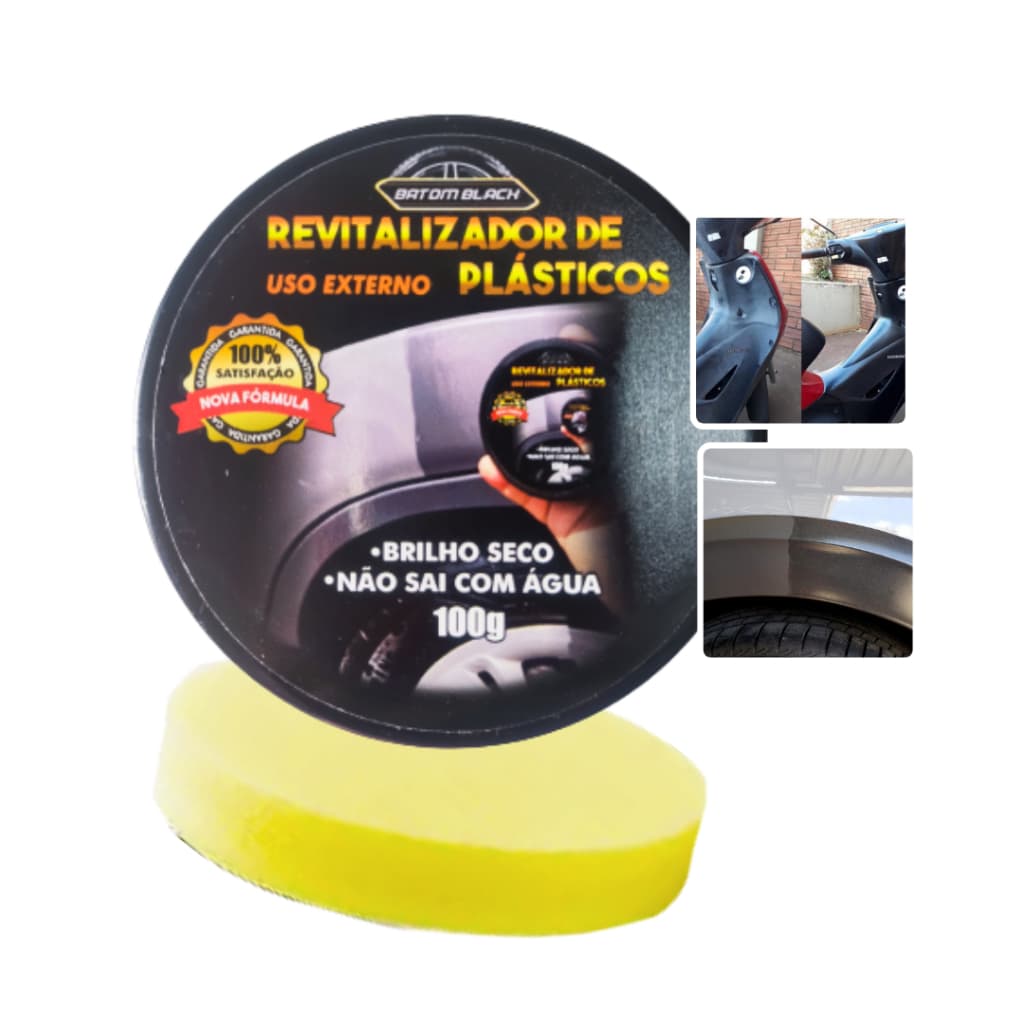 REVITALIZADOR DE PLÁSTICOS BATOM BLACK CERA DE CARNAÚBA