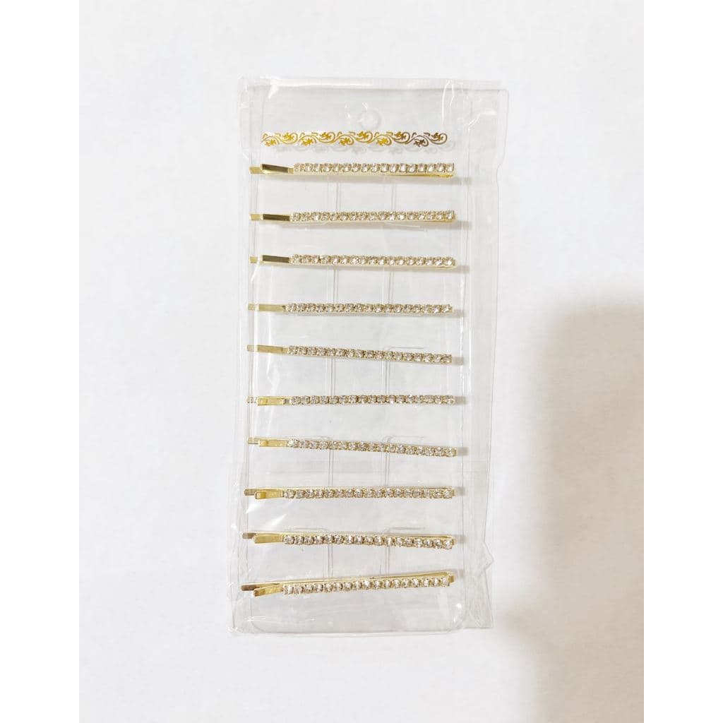 Kit 10 Grampo E Tic Tac Com Detalhes Desenho Com Strass
