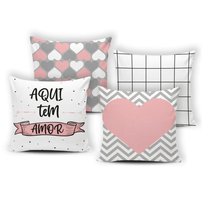Kit 04 Capas de Almofada Decorativas Modern Pictury - 005