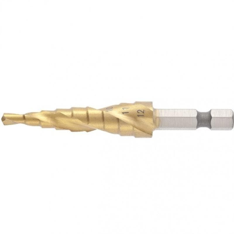 Broca Escalonada Hss 4 a 12MM Espiral - Mtx