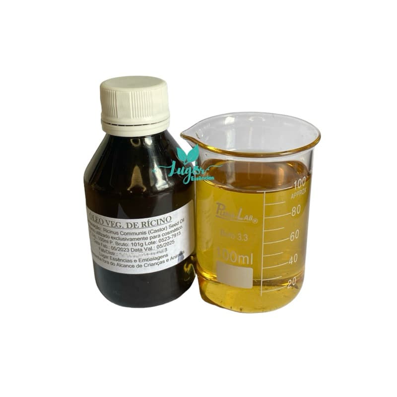 Óleo Vegetal Rícino 100ml - Uso Cosmético