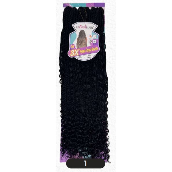 Cabelo Bio Organico AYANA GYPSY Braids Twist com Cachos Crochet Braids Dsoar 300G