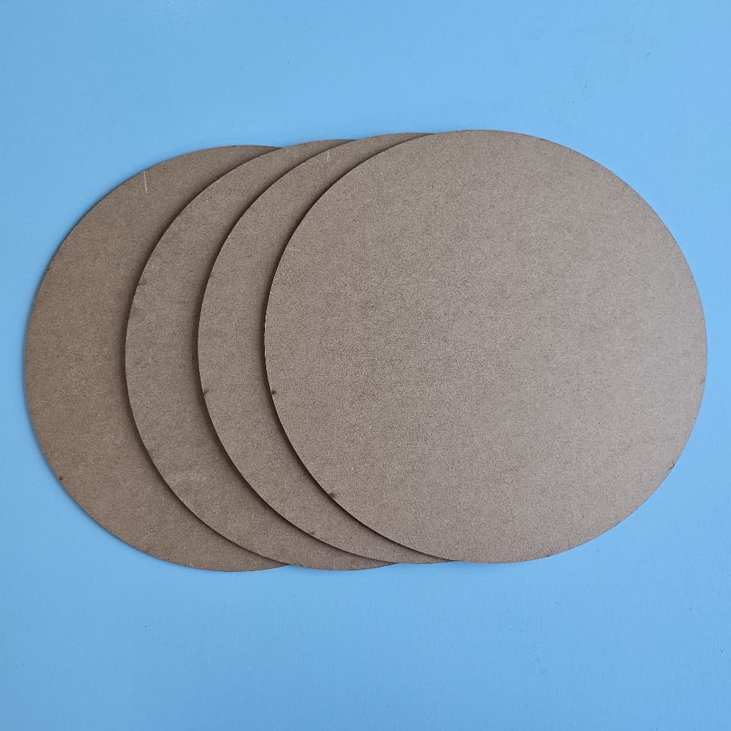 Sousplat Mdf 35 cm Kit com 06 unidades Suplat Mesa Posta