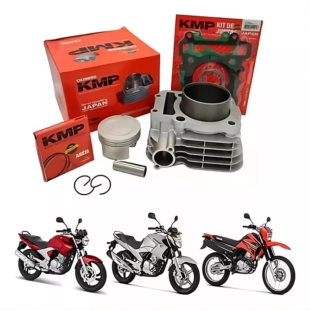Kit Cilindro Motor Yamaha Fazer 250 Lander Xtz 250 Tenere Kmp Original