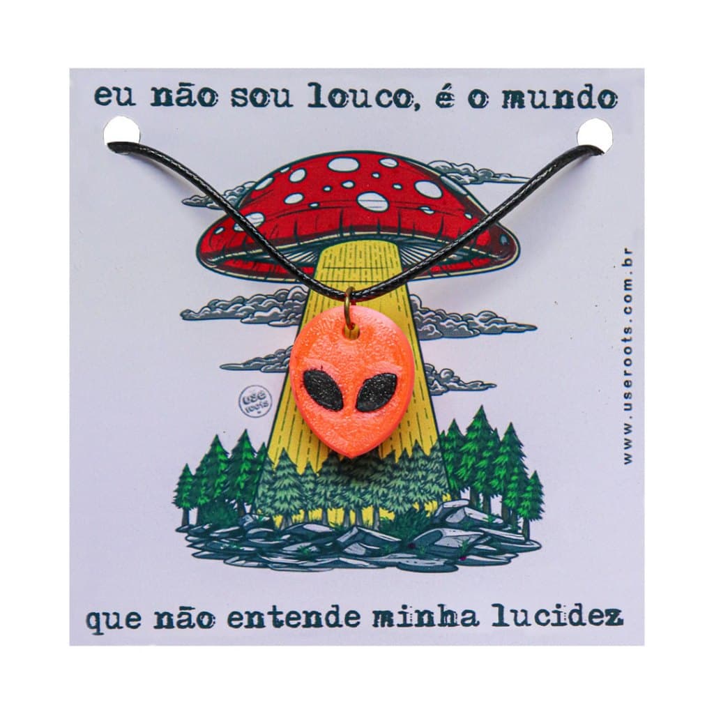 Colar Alien - Brilha na Luz Negra - Ótimo para dar como Lembrancinha de Aniversário