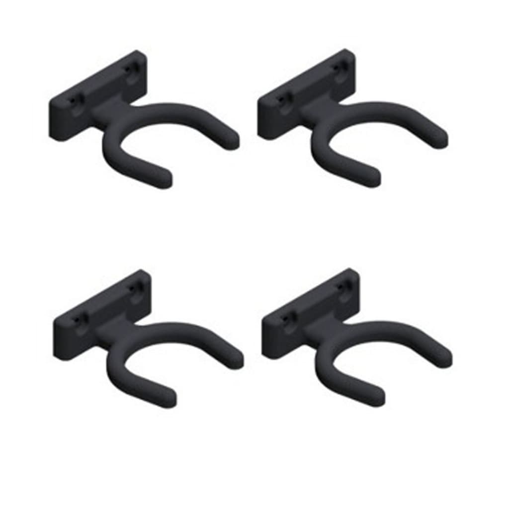 Kit 04 Suporte Para Violão Guitarra Violino E Diversos Instrumentos Musicais Preto
