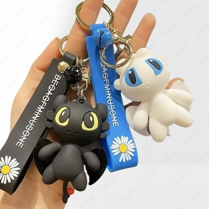 Dragão  Banguela Voador Como Treinar Seu Anime Casal Pingente Chaveiro Acessórios Para Presente