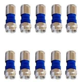 Conectores de Compressão RG06 Profissional Original 50 peças Conectores Para TV