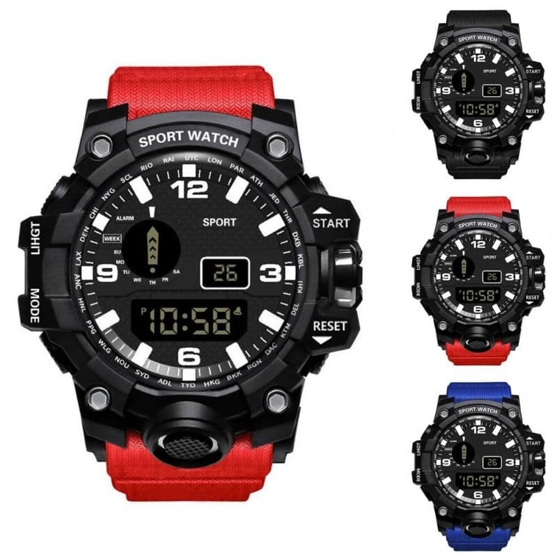 Relógio Digital Esportivo Militar Led Luminoso