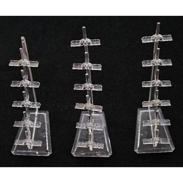 Kit 50 Expositores Acrílico Para Óculos 5 Lugares Vitrine