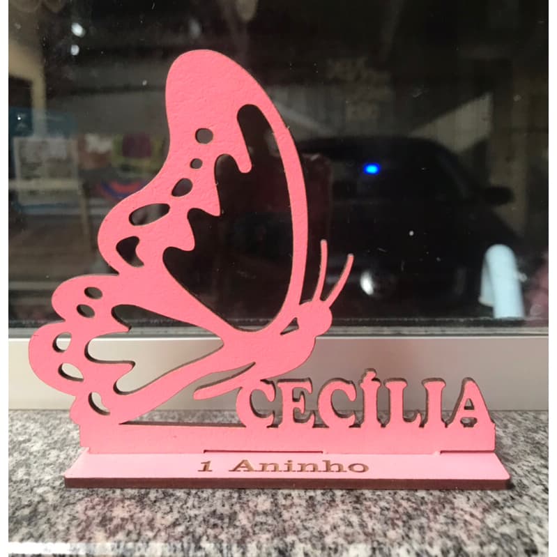 20 Lembrancinhas Borboleta Personalizada Festa Nomes Aniversário Infantil Jardim Encantado