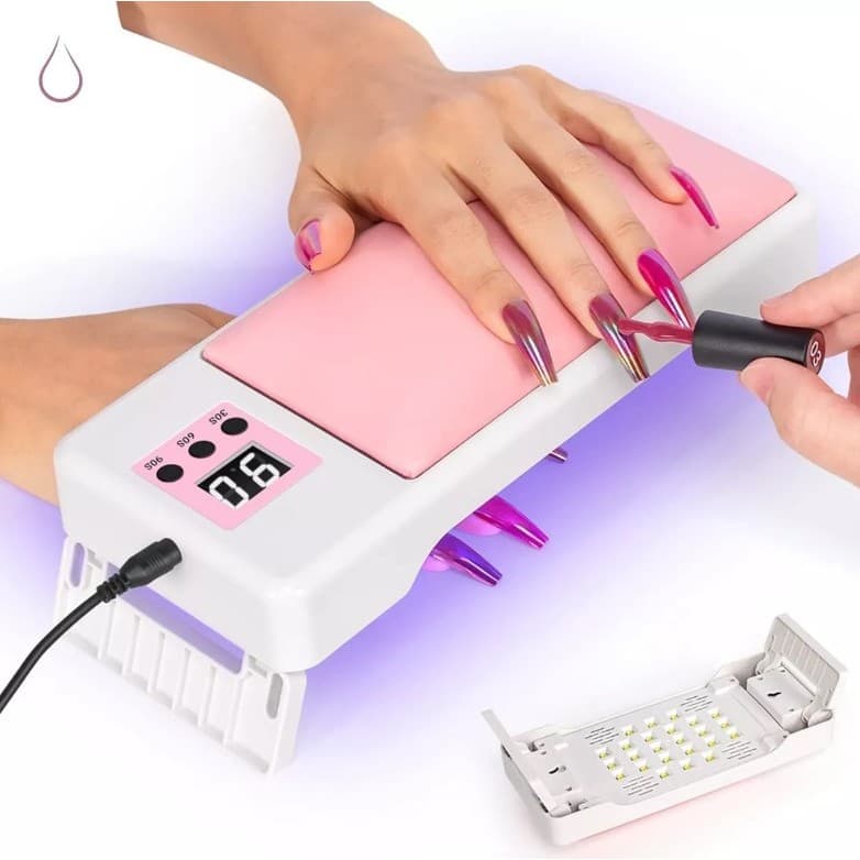 Mini Sun Mini Cabine de Unha Estufa Forninho LED UV para Alongamento de Unhas Gel Acrigel Porcelana OFERTA