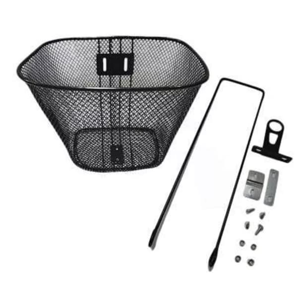 Cesta Cestão Grande Giga GG Reforçada Bicicleta COM Kit de Instalação Tamanho Grande Suporta até 10Kg