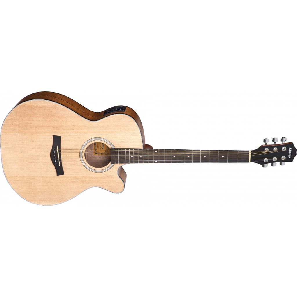 VIOLÃO SHELBY SGA194 FOLK ELETRICO AÇO