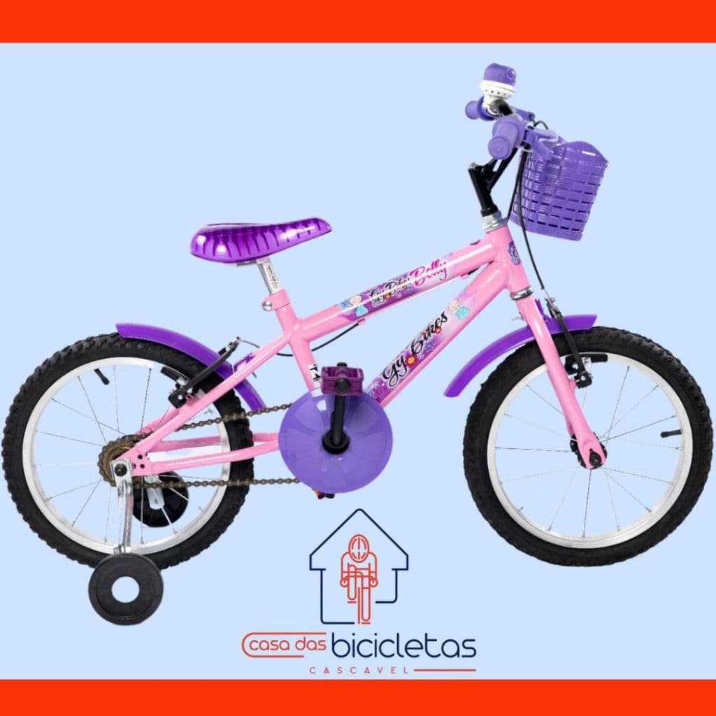 Bicicleta Bike Infantil Menina Aro 16 Aros Aluminio